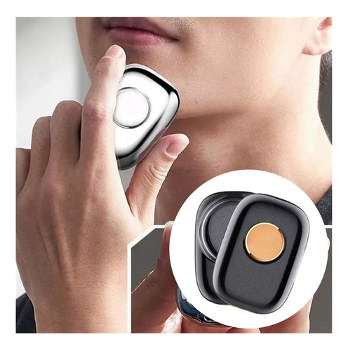 Mini Afeitadora Usb Recargable Compacta Recortadora De Barba