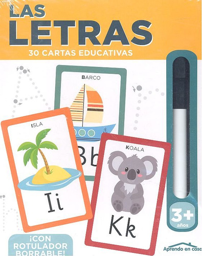 Libro Aprendo En Casa Las Letras (3-5 Aã±os)