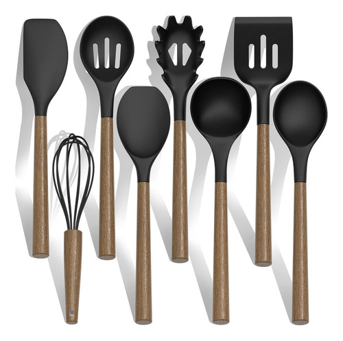 Juego De Utensilios De Cocina De Cocina De Silicona, Utiliza