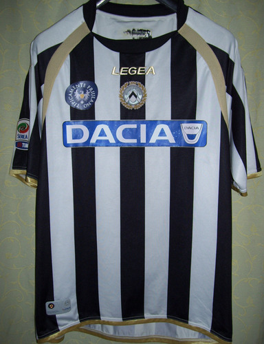 Udinese Calcio 2010 Marca Legea Match Worn #16 German Denis 