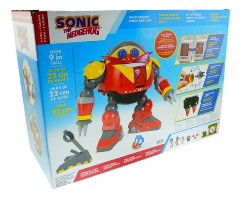 Sonic Set De Batalla Robot De Eggman Gigante