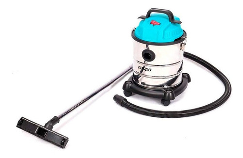Imagen 3 de 6 de Aspiradora Industrial Nappo 1400w Acero 20l Agua Y Polvo Loi Color Acero inoxidable