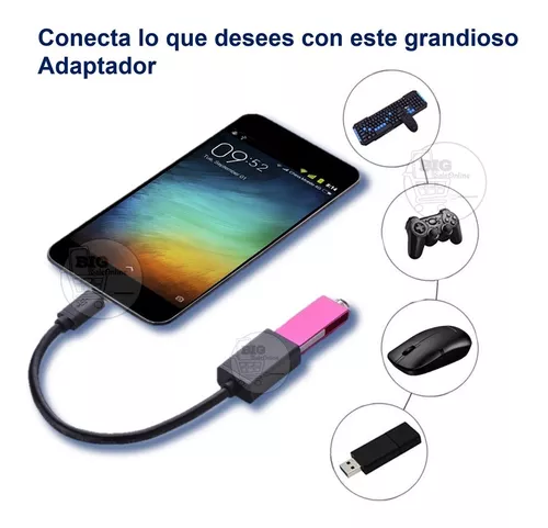 OTG usb hembra a micro usb - Córdoba