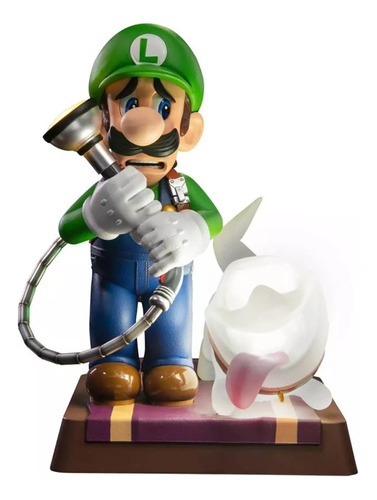 First 4 Figures Luigis Mansion 3 Luigi Y Polterpup - Estatua