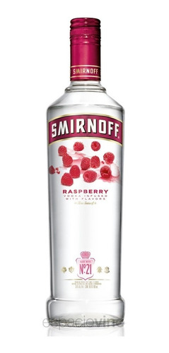 Imagen 1 de 6 de Vodka Smirnoff Saborizado Sabor Raspberry Frutilla 700ml X1u