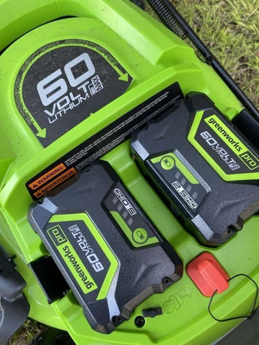 Imagen 3 de 7 de Podadora Pasto Bateria + Cargador Greenworks M060l51