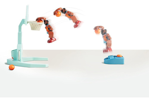 Space Jam: A New Legacy - Super Shoot & Dunk Juego con Figura de Lebron, Multicolor