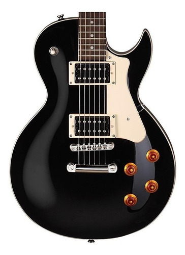 Imagen 3 de 3 de Guitarra eléctrica Cort CR Series CR100 de caoba black con diapasón de jatoba
