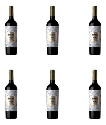 Vino Zuccardi Brazos De Los Andes Blend-caja X 6 Botellas 