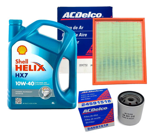 Kit Filtro Aceite Aire 10w40 Chevrolet Astra 1.8 8v 2005