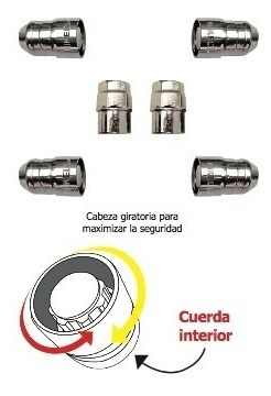 Birlos De Seguridad Para Hilux Highlander Sienna Cromados