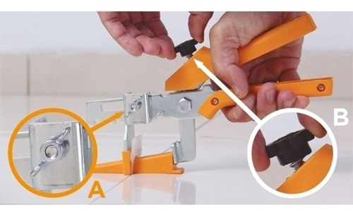 Imagen 4 de 8 de Kit Nivelador De Cerámicas Y Porcelanatos