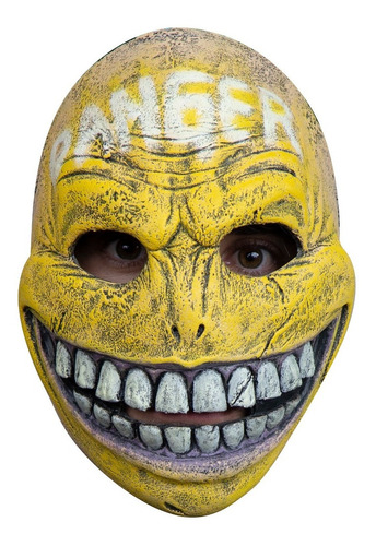 Máscara De Látex Urban - Danger Smiley Glow In The Dark