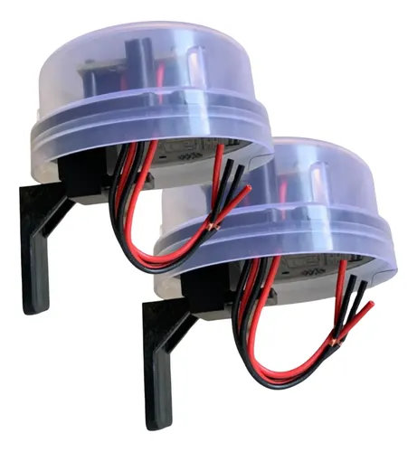 Kit 2 Relé Sensor Fotocélula Bivolt Suporte Acende Automátic