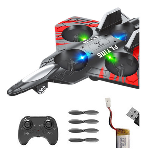 Avião De Controle Remoto Com Luz Portátil, Brinquedo