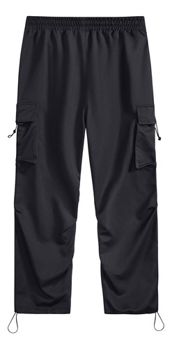 Pantalones Para Hombre Con Cintura Elástica Con Cordón Y Bol