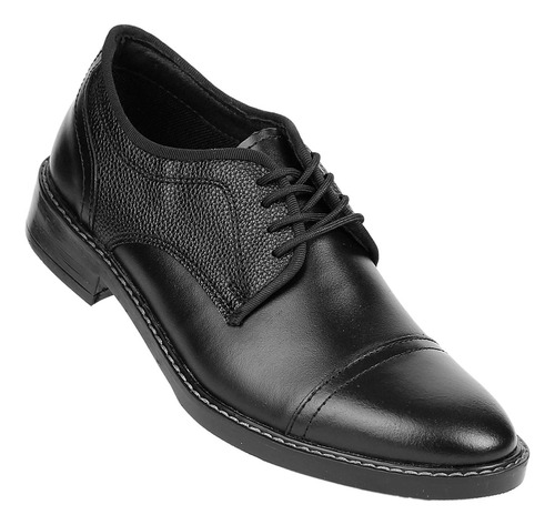 Zapato Casual Oxford Niño Negro Piel Stfashion 04703705