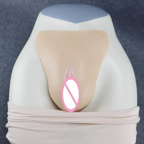Transexual Camel Toe Silicona Vagina Falso Insertable P