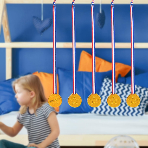 2 X 5 Piezas De Medallas De Premio De Plástico Para Niños,