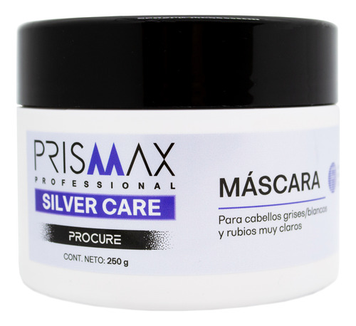 Prismax Silver Care Shampoo + Máscara Matizadora Chico 3c