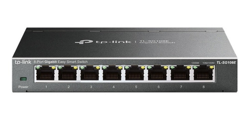 Imagem 2 de 4 de Switch 8 Portas Tp-link Tl-sg108e Gigabit 10/100/1000 Mbps