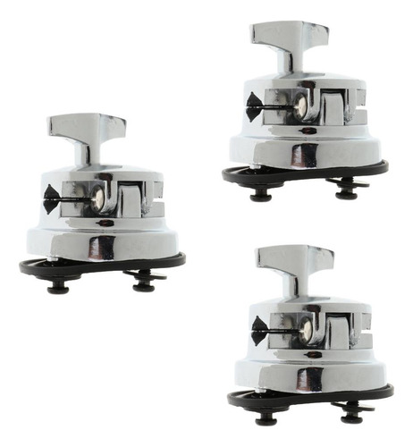 3pcs Durable Open Drum Mounting Holder Base Rack Hardware