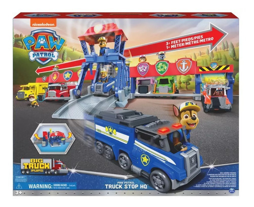 Playset Paw Patrol Autopista De Rescate Truck Stop Hq