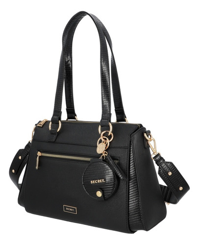 Cartera De Hombro Secret Albacete Fw25 L Negro