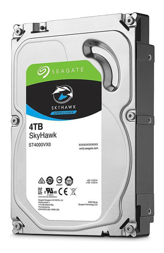 Disco duro interno Seagate SkyHawk Surveillance ST4000VX013 4TB
