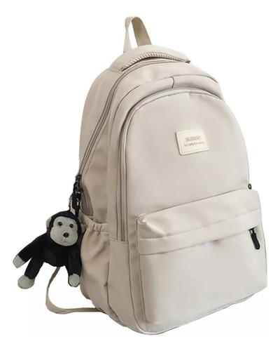 Mochila Ligera Casual Para Computadora Portátil Soil Color