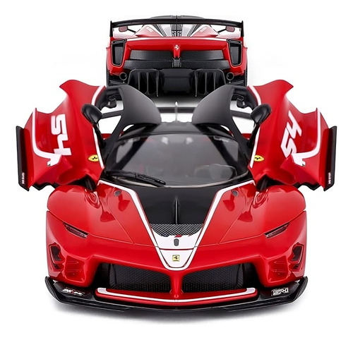 R/c 1:18 Auto Rastar Ferrari Para Armar Fxx K Evo Original Rojo
