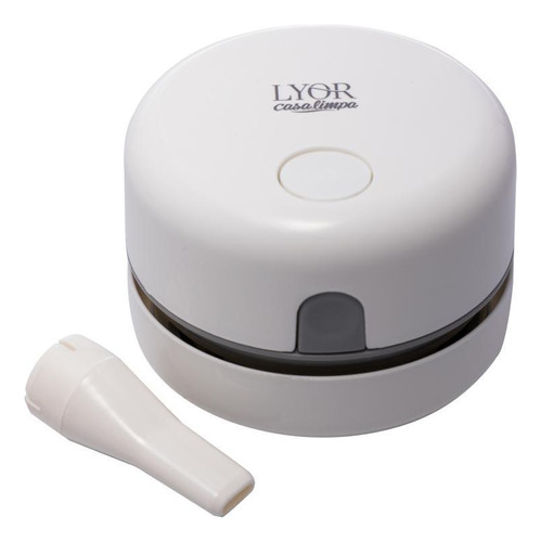 Mini Aspirador Lyor De Pó Recde Plástico Automático Branco