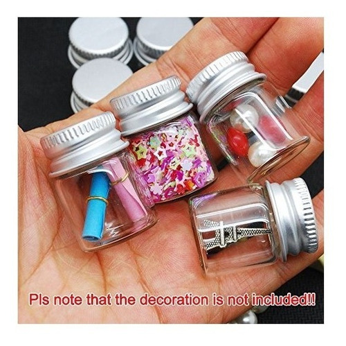 Botellas 12pcs 5ml Viales De Cristal Claro De Botella De Vid