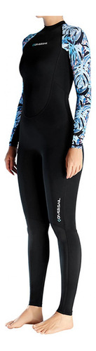 Traje De Neopreno Para Mujer, Traje De Buceo, Traje Xs Negro