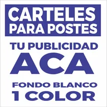 Comprar Pack De 50 Carteles Para Postes 30x30cm - 1 Color
