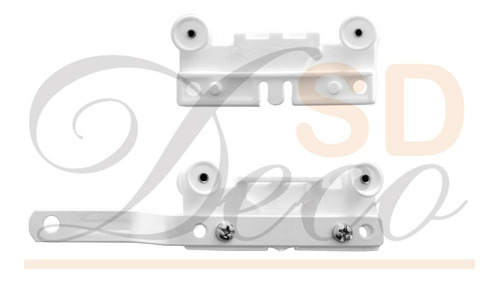 Imagen 2 de 5 de Cruce Para Riel Europeo - Accesorio Cortinas - Sd Deco