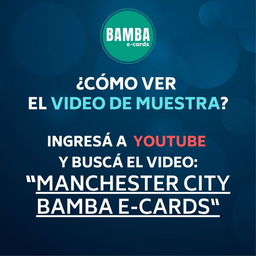 Video Invitación Animada - Cientos De Modelos - Manchester City