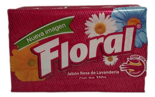 Jabón De Lavandería Floral En Barra Pack De 6 Pz De 350 Gr 