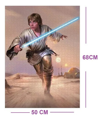 Rompecabezas Star Wars Luke Skywalker Novelty