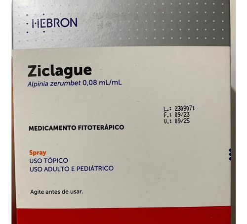 Ziclague 60ml Uso Tópico Hebron Promoção