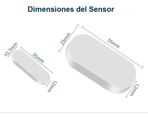 Imagen 6 de 6 de Zemismart Sensor De Puerta Y Ventana Homekit, Alexa & Google