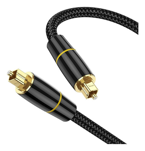 Cable Toslink De 1 Toslink Macho A 1 Toslink Macho Genérica Toslink1m Negro De 1m