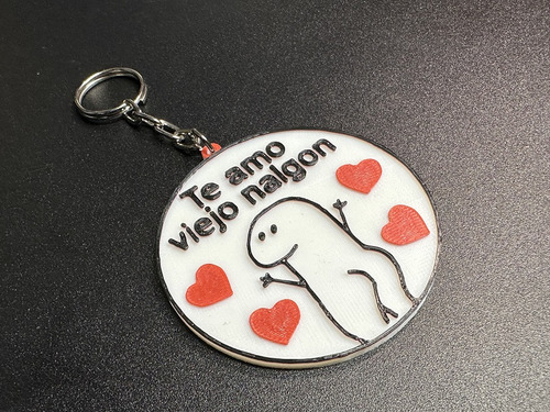 Llavero Deformitos Flork Te Amo 3d 14 Febrero Regalo Novios