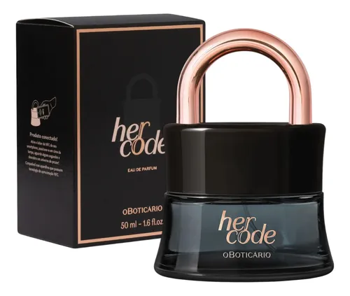 Her Code Eau De Parfum Oboticário Feminino 50ml Para Mulher