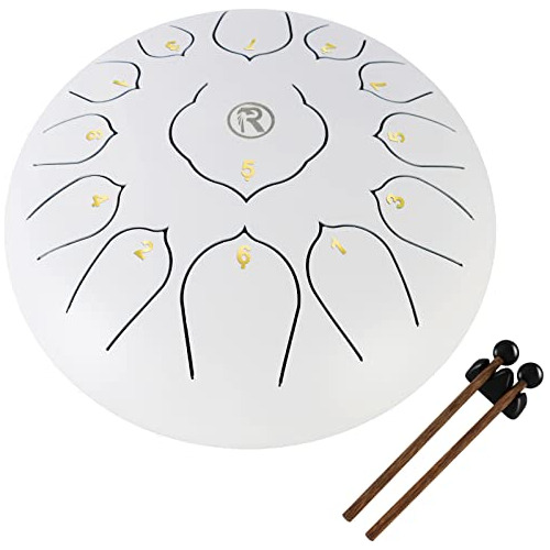 Steel Tongue Drum 13 Notes 12 Inch Panda Tank Drum Set ...