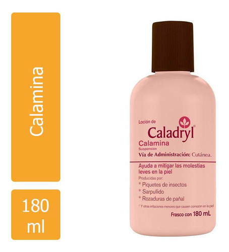 Caladryl Loción En Crema Frasco Con 180 Ml