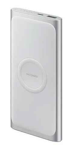 Power Bank 10,000mah Wireless Portatil Silver Samsung