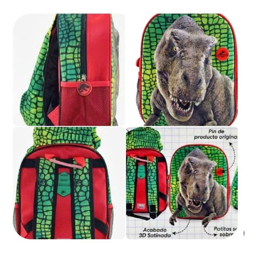 Mochila Kids De Jurassic Scool