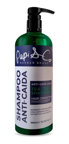 Shampoo Anti-caida Anti-hair Loss 985 Ml Papi & Co