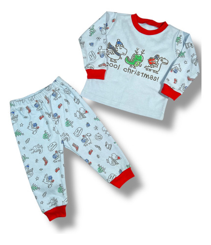Conjunto Bebe Niño Cool Christmas Navidad Animalitos